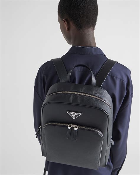 prada large backpack|Prada unisex backpack.